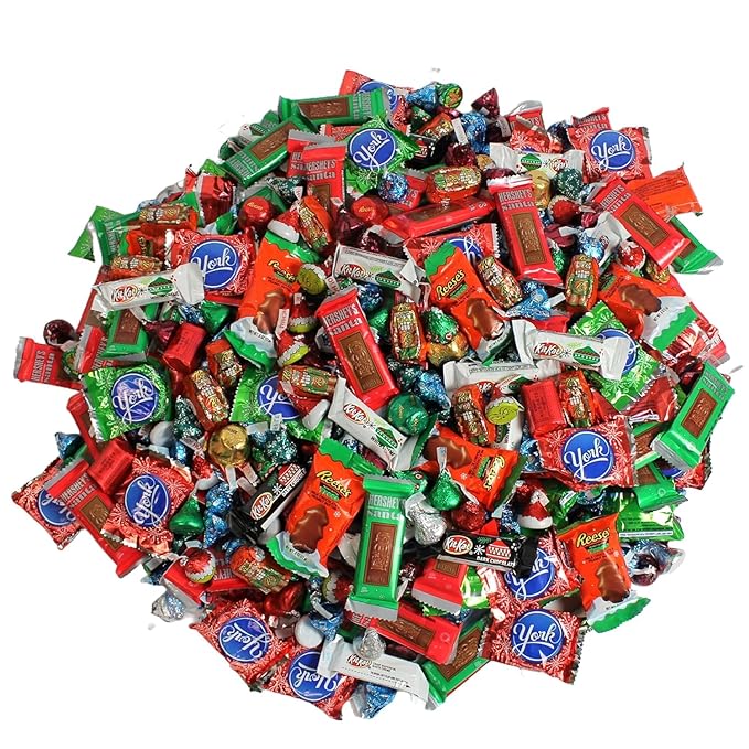 Christmas Candy - Christmas Chocolate Candy Variety Pack - 5Lb - Candy Bulk - Christmas Candy Bulk